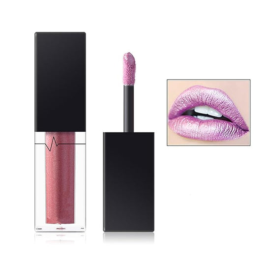 MAEPEOR Metallic Liquid Lipstick 24 Color Metal Diamond Long