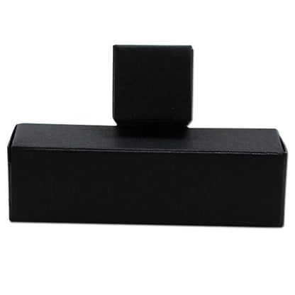 50 Pack Mini 0.78x0.78x3.34 inch Rectangle Black Boxes Rectangle