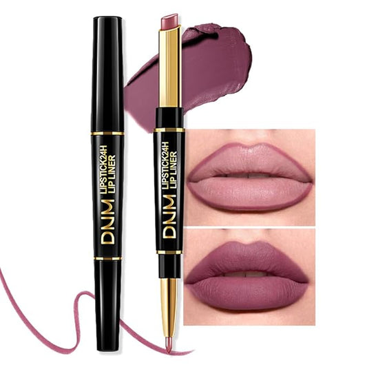 evpct 1Pcs More Mauve Lip Liner and Lipstick