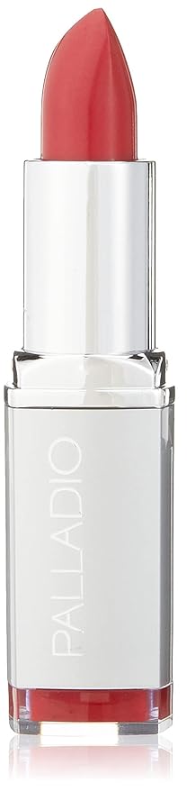Palladio Herbal Lipstick, Rich Pigmented and Creamy Lipstick, Infused with Aloe Vera, Chamomile & Ginseng, Prevents Lips from Drying, Combats Fine Lines, Long Lasting Lipstick, Pure Red