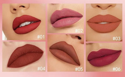 Liquid Matt Lipstick Lipliner Lip Crayons Pack Set,Velvet Makeup,Waterproof&Waterlasting,B