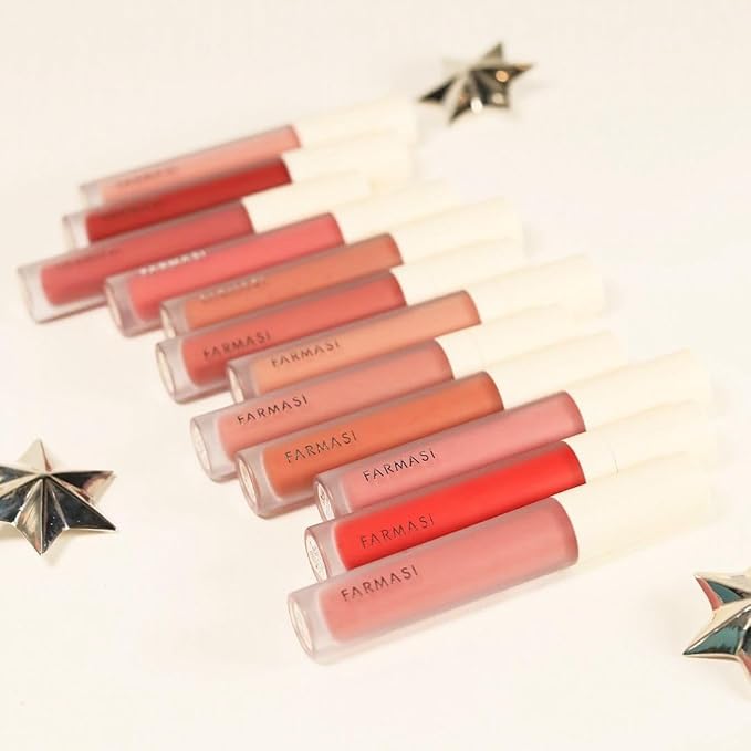 FARMASi Make Up Matte Liquid Lipstick, Long-Lasting Long-Lasting