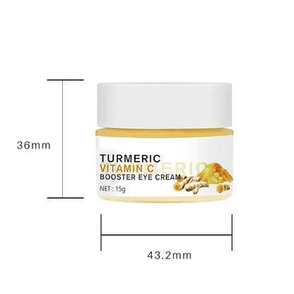 2PCS Turmeric Vitamin C Eye Cream for Wrinkle Dark Circles Under Eye Treatment Women Firm Hydrating brightening Correcting Turmeric Eyes moisturizer Cream