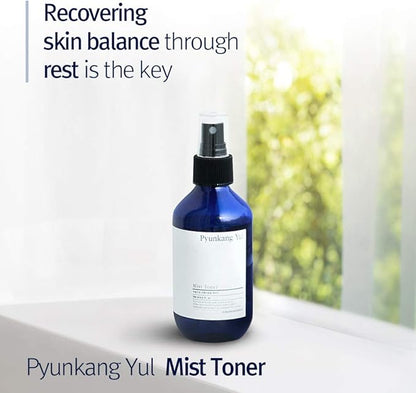 Pyunkang Yul Facial Mist Toner 3.4 Fl. Oz - Face Moisturizer Skin Care Korean Spray Toner for Oily and Combination Skin Types - Astringent for Face Certified as a Zero-Irritation - Watery Texture