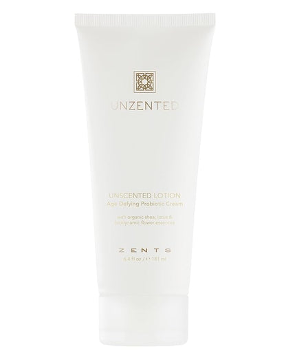 Zents Age-Defying Probiotic Body & Hand Lotion (Fragrance-Free) | Moisturizing Lotion with Hyaluronic Acid & Organic Shea Butter | Nourishes & Hydrates Skin | 6.4 fl oz