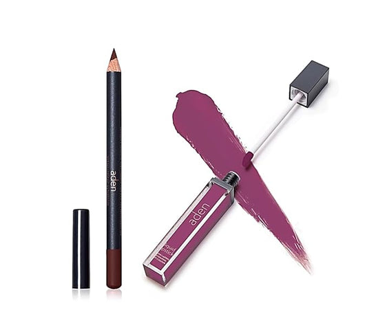 aden - 2 in 1 - Matte Liquid Lipstick 7ML