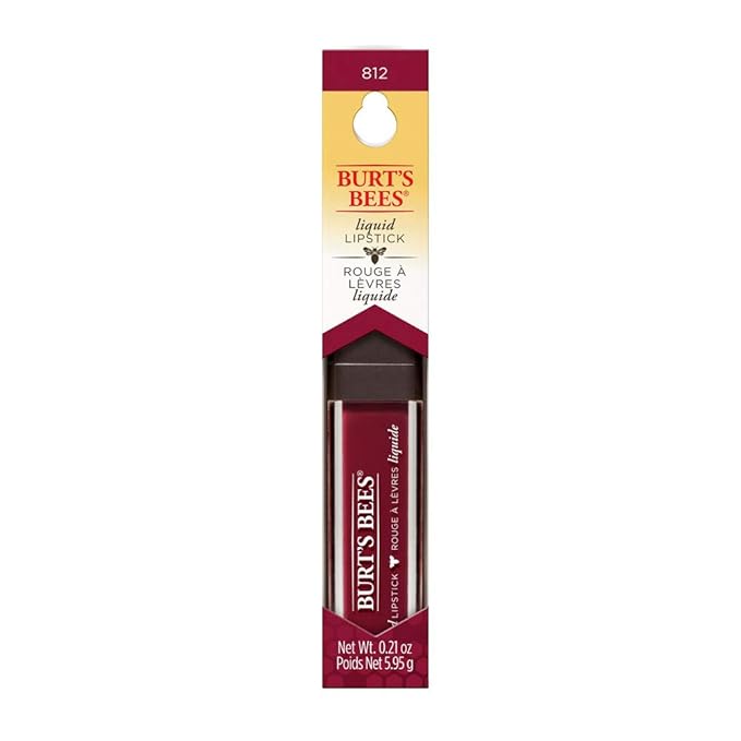 Burt's Bees 100% Natural Glossy Liquid Lipstick, Rushing Glossy