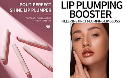 6 Colors Jelly Lipstick,Mirror Moisturizing Lip Glaze,Waterproof Long Moisturizing