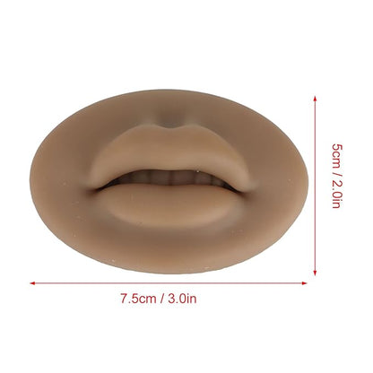 ZJchao Silicone Fake for Lips, 3d Lips Practice Microblading