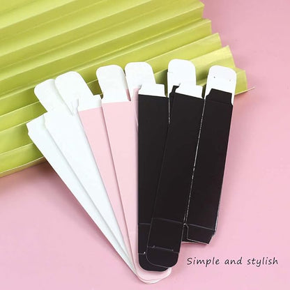 COSIDEA 50 PCS Empty Pink Lip Gloss Boxes W25 xW25 xH117mm / W0.98xW0.98xH4.6 inch, Cosmetic Perfume/Mascara Box Packaging for Small Business Wholesale, small Kraft Paper Box Luxury Holder Wrapping