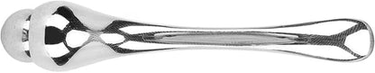 Eye Cream Applicator Tool,Metal Eye Cream Applicator Roller Wand Stick, Silver Zinc Alloy Eye Cream Spatula Scraping Massage Tool for Reducing Puffiness Wrinkle Dark Circles