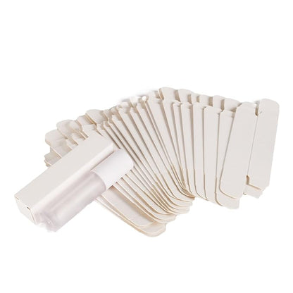COSIDEA 50 PCS Empty Matte White Lip Gloss Boxes W22 xW22 xH92mm /0.87*0.87*3.62 inch, Cosmetic Perfume / Mascara Box Packaging for Small Business Wholesale, small Kraft Paper Box