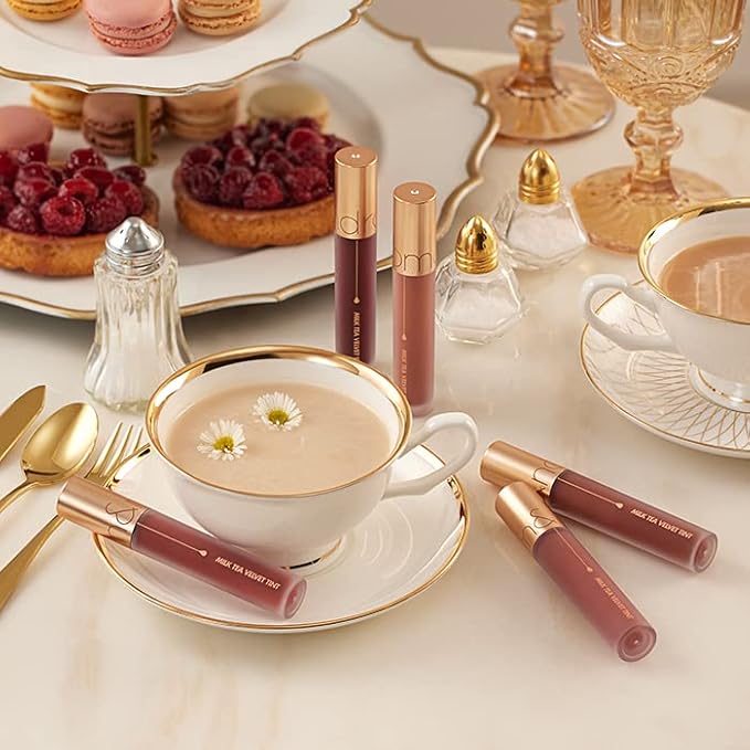 rom&nd MILK TEA VELVET TINT |MLBB|matte liquid lipstick| |MLBB|matte