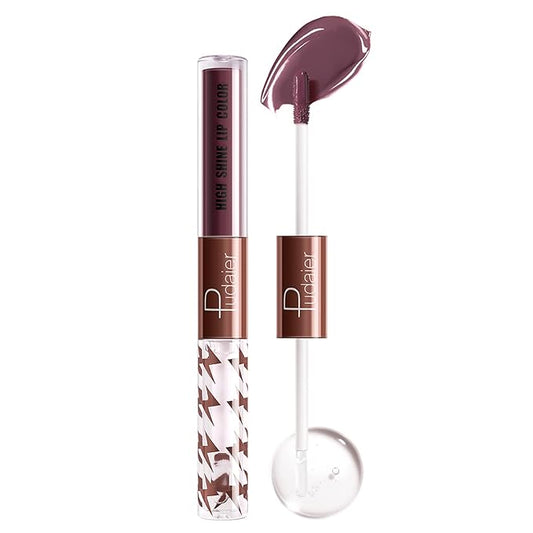 Liquid Lipstick with Clear Lip Gloss, Liquid Lip Gloss,