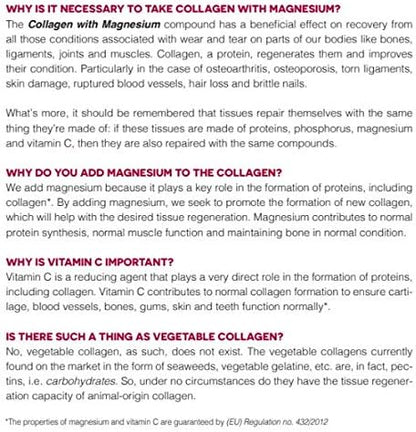AML Sport - Collagen with Magnesium + VIT C, B1, B2 and B6 Powder - 350g (Strawberry Flavour). Tissue Regenerator with Type 1 &2 Collagen. Gluten Free. Sugar Free