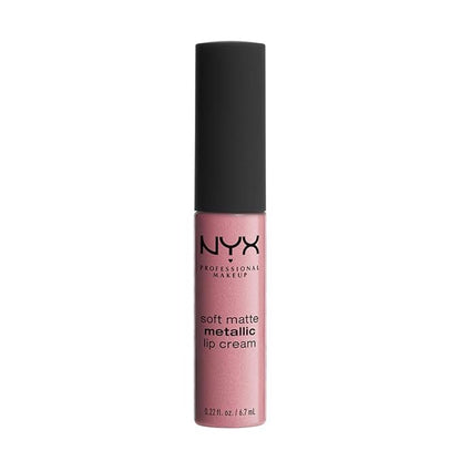 NYX PROFESSIONAL MAKEUP Soft Matte Metallic Lip Cream,