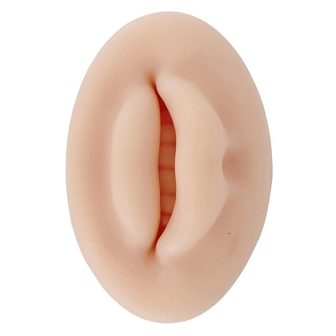 ZJchao 3D Fake Lips, Silicone Fake for Lips Training