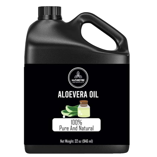 Naturevibe Botanicals Aloevera Oil 32 Ounces