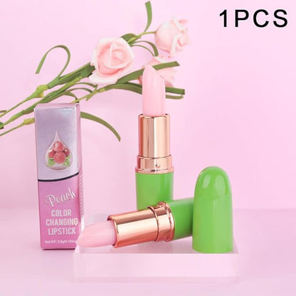 BINGBRUSH Peach Color Changing Lipstick Queen,Moisturizer Long Lasting Lipstick