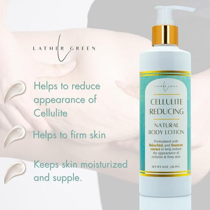 Cellulite Reducing Natural Body Lotion – Hydrating, Toning & Firming, 8 oz
