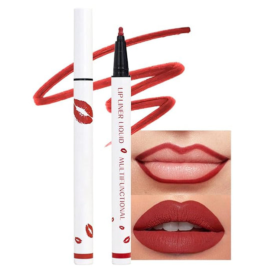 AMY'S DIARY Red Matte Lip Tint Stain Pen,Versatile Pen,Long