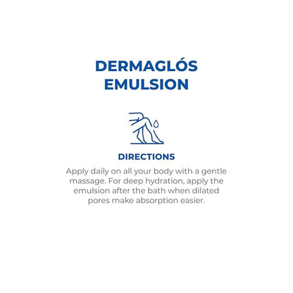 Dermaglos Moisturizing Body Lotion for Dry Skin with Extra Vitamin A, Vitamin E & Allantoin | Hydrating Emulsion & Regenerating formula for Stretch Marks, Tattoos, Scars & Wrinkles | 13.52 Fl Oz