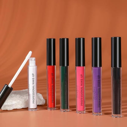 Black | White | Pink Matte Liquid Lipstick Smudge