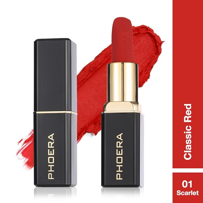 Phoera Non Transfer Lipstick Waterproof, smudge-proof and mask-proof smudge-proof