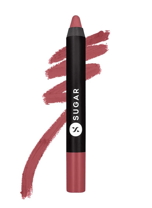 SUGAR Matte As Hell Crayon Lipstick - 07 Viola (Mauve Nude)