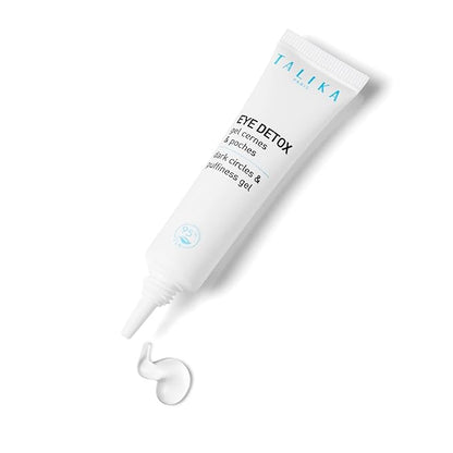 Talika Eye Detox Gel - Dark Circles & Puffiness Gel, Quick-Absorbing Eye Care, New Caffeinated Blend, Depuffing, Brightening, Instantly Awakened Eye Contour, Anti-Dark Circles 0.33 Oz