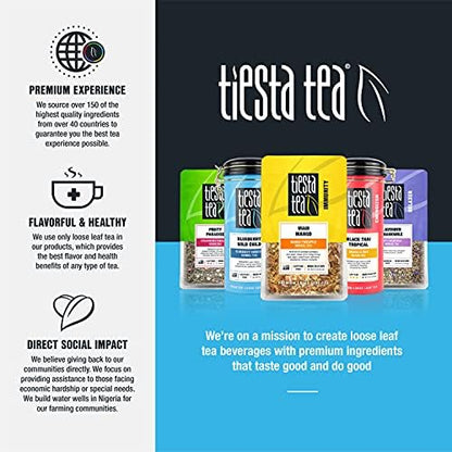 Tiesta Tea - 3lb Hibiscus Flowers | Cut & Sifted Loose Tea | 3lb |1360g, Bulk Resealable Bag | Raw Hibiscus Flower, Agua Fresca, Flor de Jamaica, Baked Goods, Dressings, Jams, Soaps & More | 3-Pack