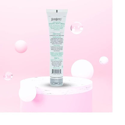 Silver Biotics Nano Silver Healing Lotion Cream | SilverSol and Hyaluronic Acid | All Natural Ingredients to Heal, Smooth Your Skin Blemishes and Scars | Unscented Scent Infused | 1.2 oz