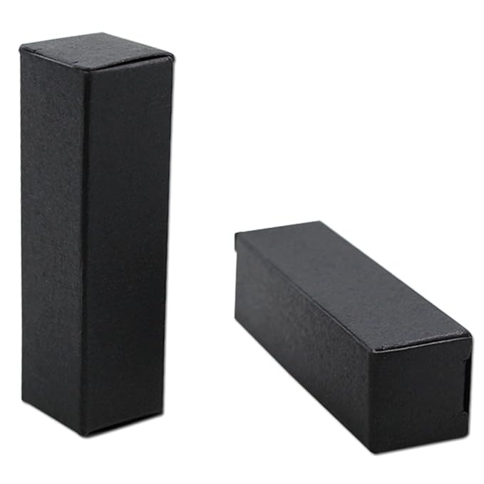 50 Pack 1.41x1.41x3.54 inch Rectangle Kraft Paper DIY Rectangle