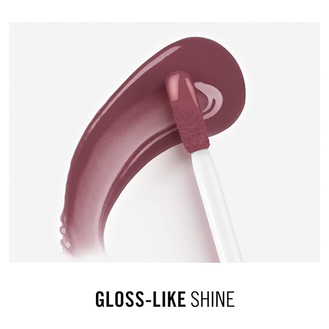 Rimmel Stay Plumped Lip Gloss, 211 Mauve Mama, Pack of 2