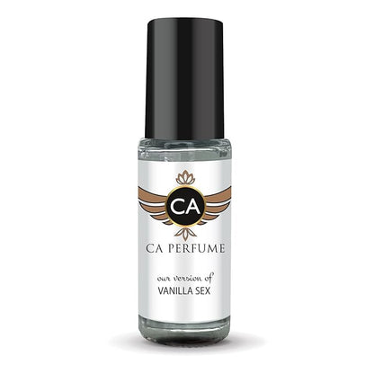 CA Perfume Impression of Vanilla Sex For Women & Men Fragrance Body Oil Roll-On 0.14 Fl Oz/4ml-X1