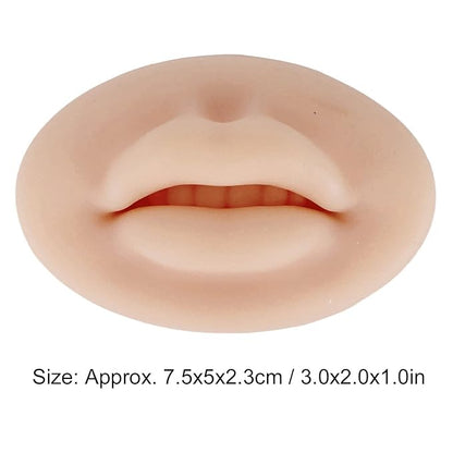 ZJchao 3D Fake Lips, Silicone Fake for Lips Training