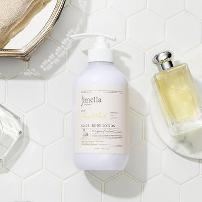 Jmella in france Lime and Basil Body Lotion -Made by French Performer- Chemical free-17 types of amino acid complex-16.9 FL oz