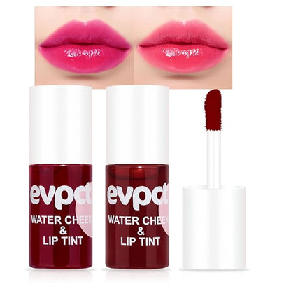 BINGBRUSH 2Pcs Bright Vivid Color Lip Tint With BINGBRUSH