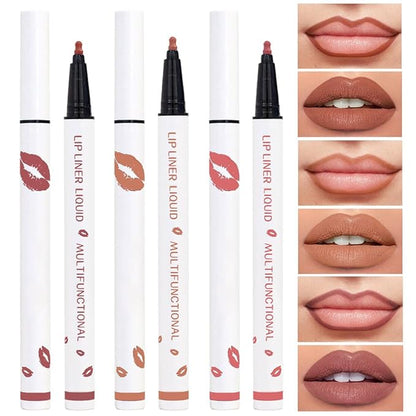 Mocha Nude Matte Lip Tint Stain Pen,Versatile Lip Set,Long