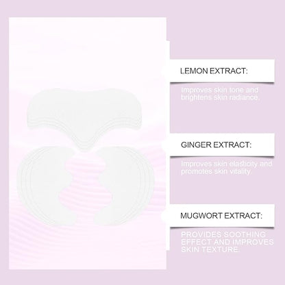 Forehead Wrinkle Patches and Smile Line Patches Set,Overnight Collagen Facial Wrinkles Patches to Lift Smile Lines for Women Anti-wrinkles Face Patches 12prs
