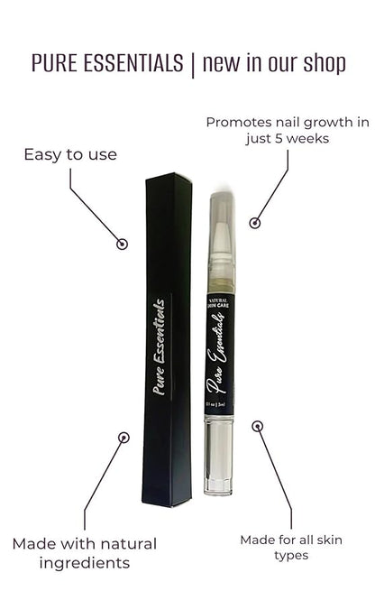 Nail Oil Cuticle Pen I Nail Growth Pen I Pure Essentials Cosmetics I Nail Strengthener I Nail Growth Serum I Fast Results I Healthy Nails