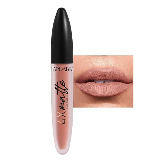 4X Matte Lipstick for Women, Waterproof Liquid Makeup Lipgloss