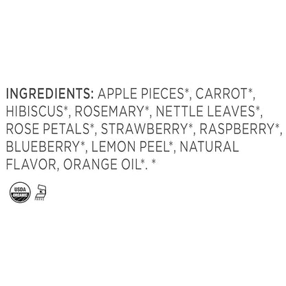 Tea Forte Radiance Premium Organic Loose Leaf Caffeine-Free Herbal Tea Blend Canister, Makes 35-50 Cups, Tea Gifts for Mother's Day