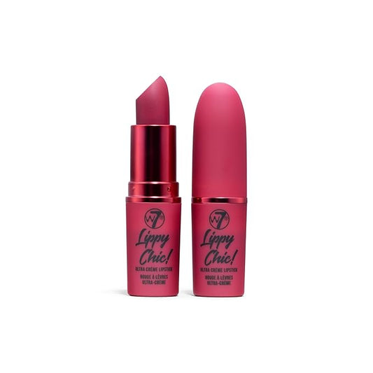 W7 Lippy Chic Ultra Creme Lipstick - 2Pcs Pigmented,