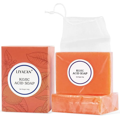 Under Eye Patches for Dark Circles and Smooth Wrinkles& LIYALAN kojic acid soap
