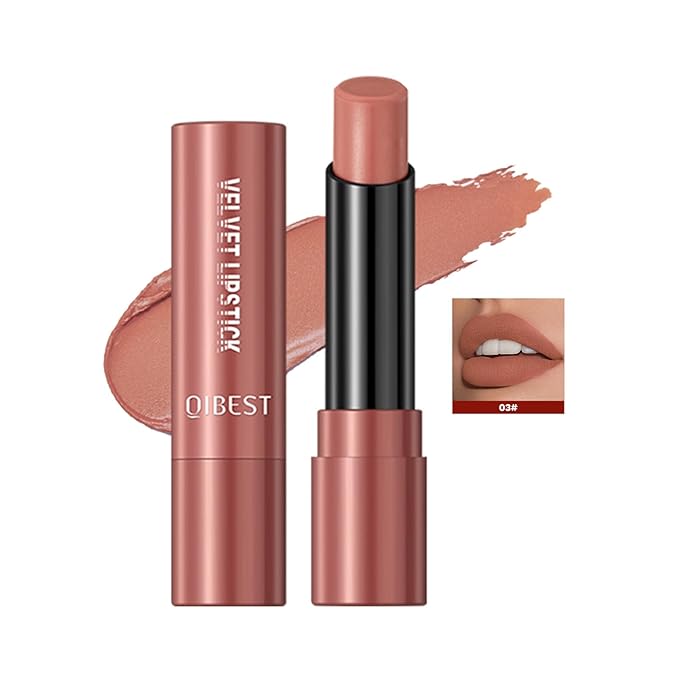 Velvet Matte Lip Gloss, Nude Stain Satin Lip Gloss,