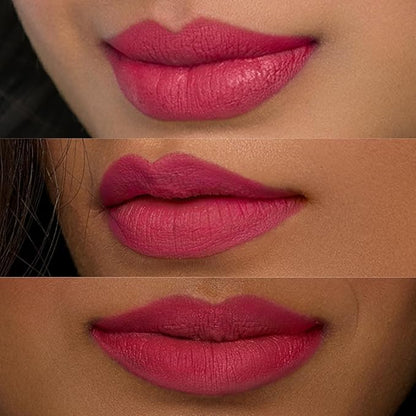 SUGAR Cosmetics Matte As Hell Crayon Lipstick05 Rose Dawson (Rose Pink) Highly pigmented, Creamy Texture, Long lasting Matte Finish