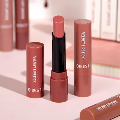 Velvet Matte Lip Gloss, Nude Stain Satin Lip Gloss,