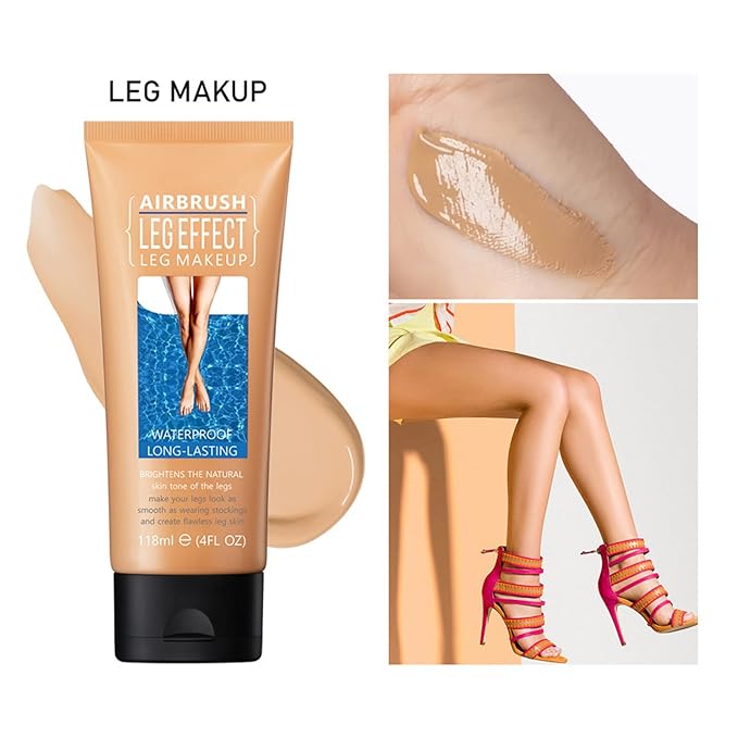 Leg Makeup Waterproof No Transfer, Leg Makeup Lotion, (Medium Glow)