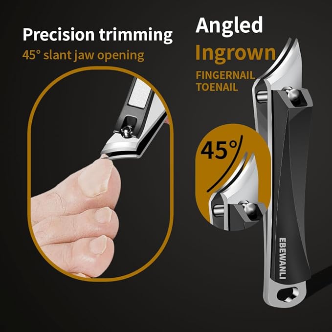 Ingrown Nail Clippers, Slanted Curved